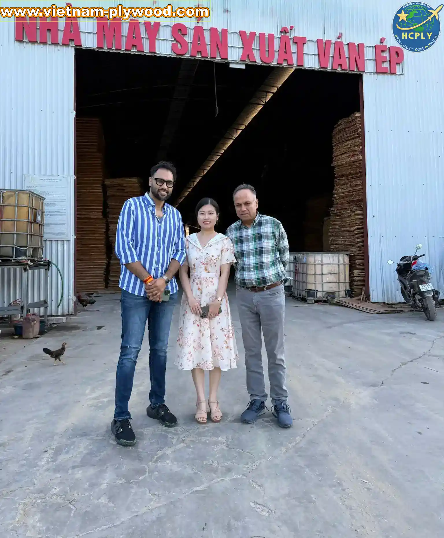 international buyers visit vietnam plywood factory hcply