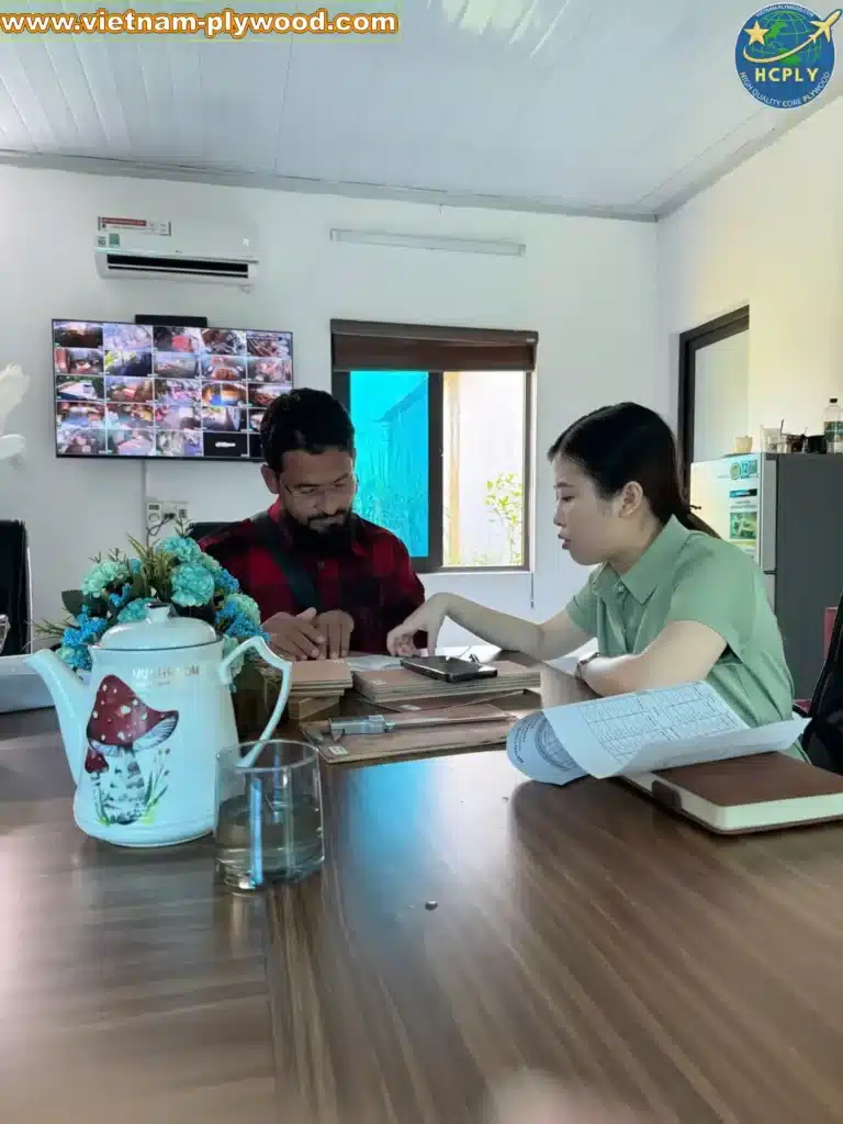 international buyers visit vietnam plywood factory hcply