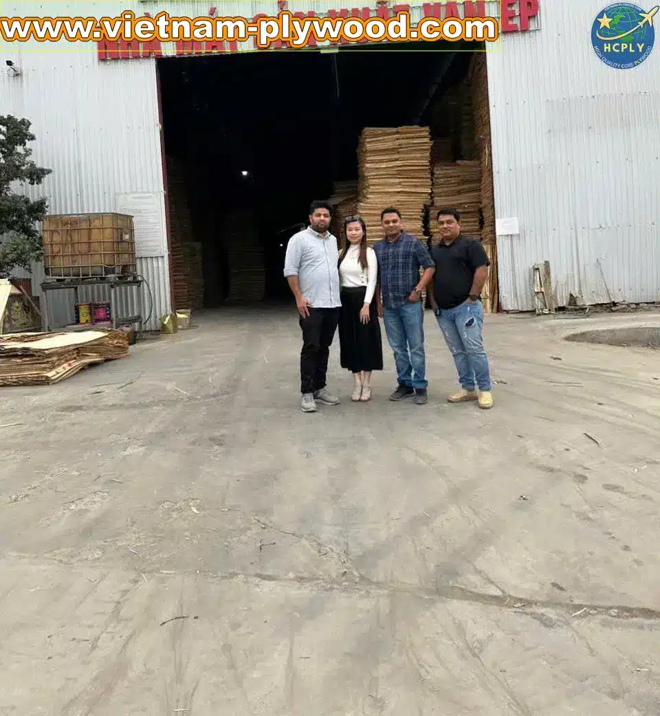 international buyers visit vietnam plywood factory hcply