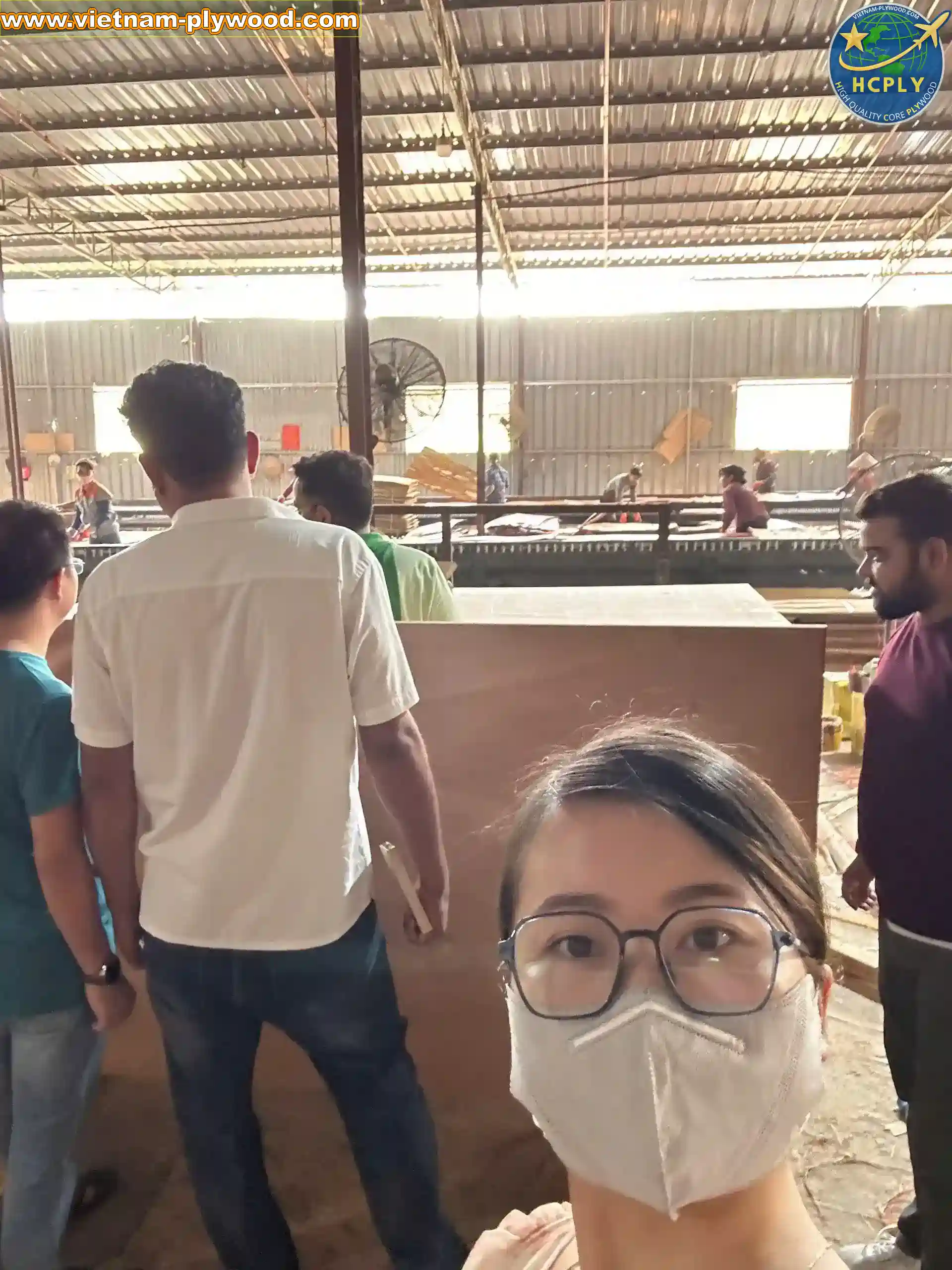 international buyers visit vietnam plywood factory hcply