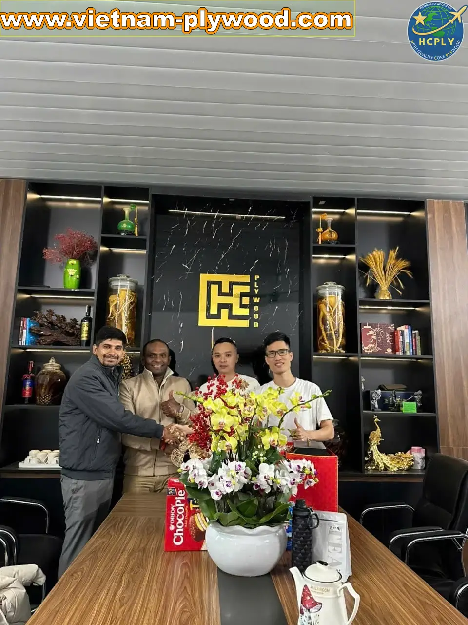 international buyers visit vietnam plywood factory hcply
