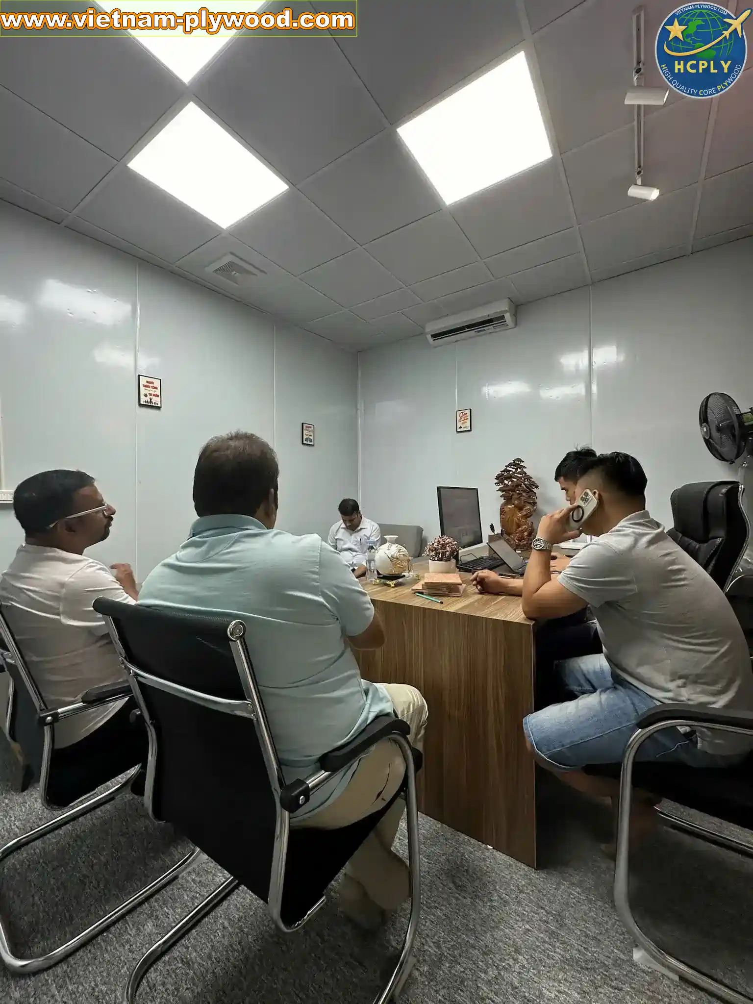 international buyers visit vietnam plywood factory hcply