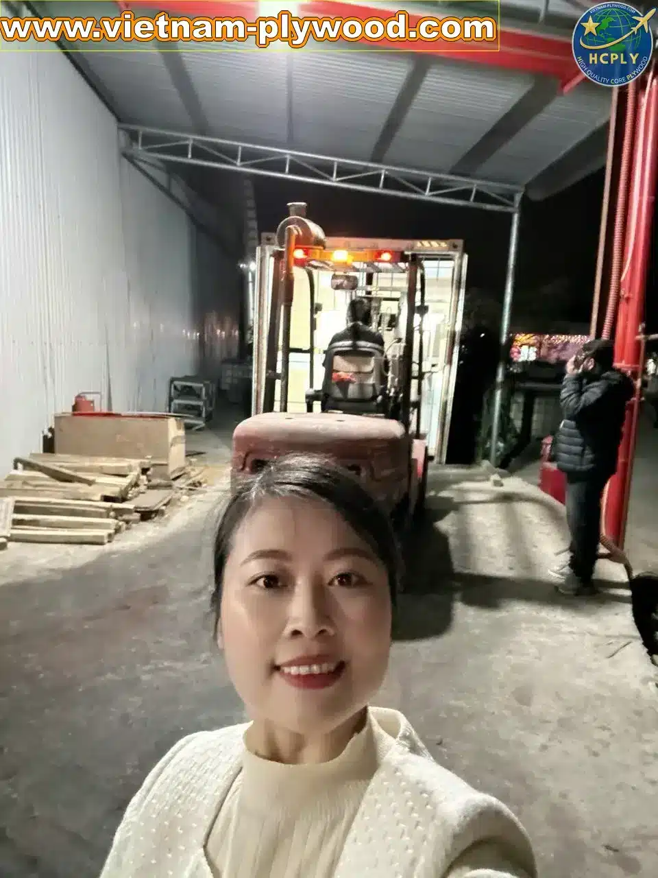 loading plywood boards hc container vietnam hcply