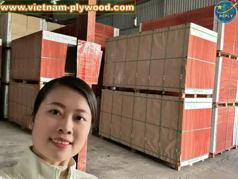 loading plywood boards hc container vietnam hcply