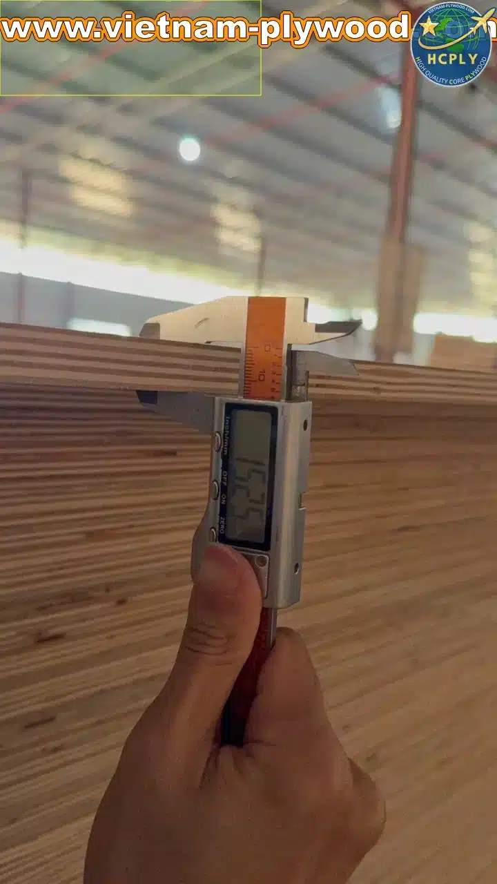 quality inspection mm plywood thickness vietnam hcply