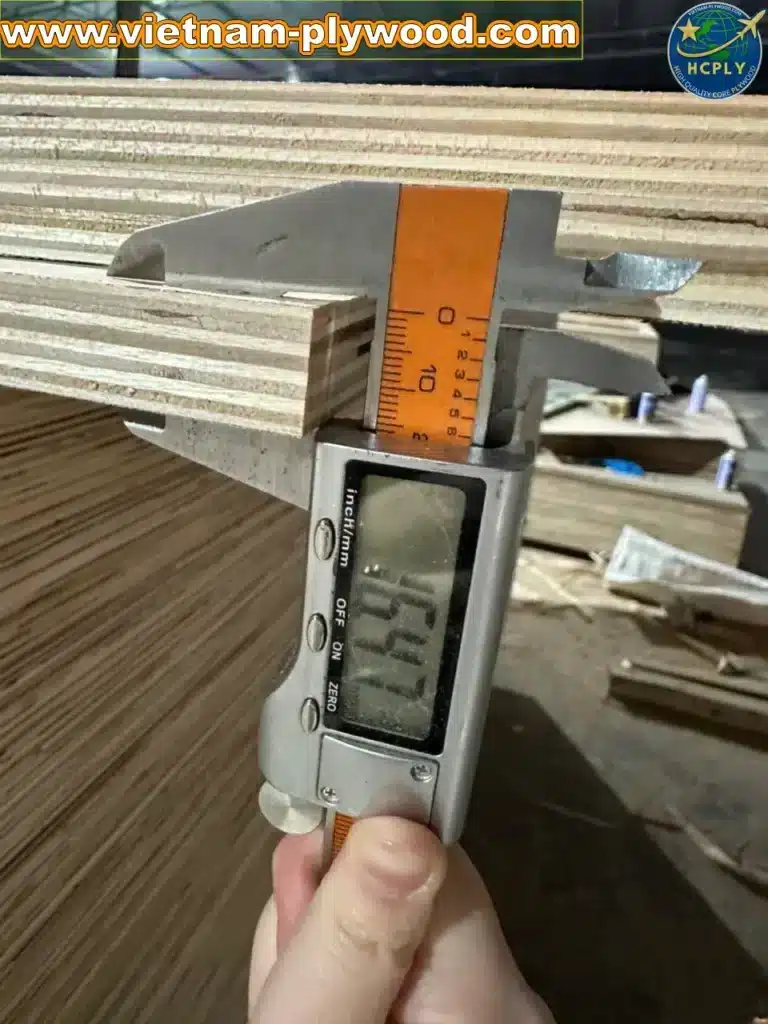 quality inspection mm plywood thickness vietnam hcply