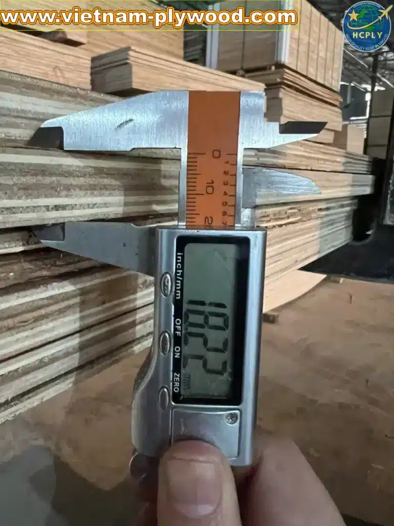 quality inspection mm plywood thickness vietnam hcply