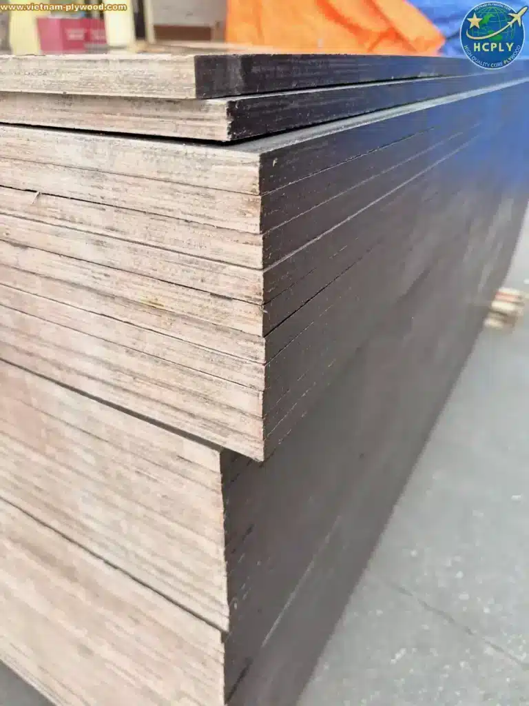 film faced plywood black brown export vietnam factory hcply